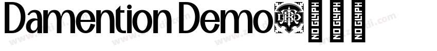 Damention Demo字体转换 Damention Demo字体转换